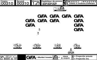 Market Invaders atari screenshot